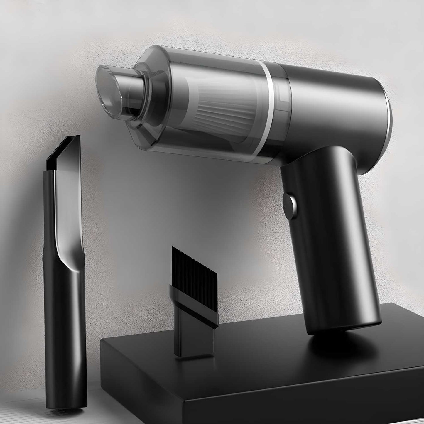 3-in-1 Cordless Car Vacuum Cleaner & Air Duster | Rechargeable Handheld Mini Vacuum with Blower for Home, Office, Travel & Keyboard Cleaning