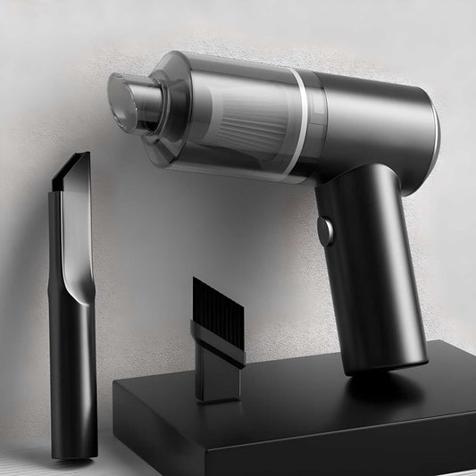 3-in-1 Cordless Car Vacuum Cleaner & Air Duster | Rechargeable Handheld Mini Vacuum with Blower for Home, Office, Travel & Keyboard Cleaning